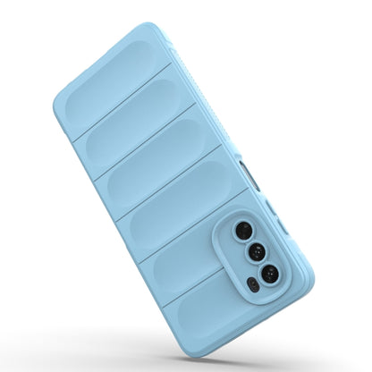 For Motorola Moto G62 5G Magic Shield TPU + Flannel Phone Case(Black) - Motorola Cases by buy2fix | Online Shopping UK | buy2fix