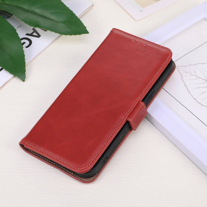 For OnePlus Nord 13 Magnetic Crazy Horse Texture Genuine Leather RFID Phone Case(Red) - OnePlus Cases by buy2fix | Online Shopping UK | buy2fix