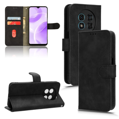 For Ulefone Note 15 Skin Feel Magnetic Flip Leather Phone Case(Black) - Ulefone Cases by buy2fix | Online Shopping UK | buy2fix