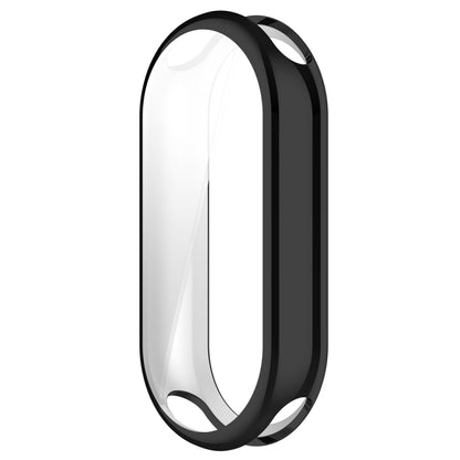 For Xiaomi Mi Band 8 Full Coverage TPU Electroplating Watch Protective Case(Black) - Watch Cases by buy2fix | Online Shopping UK | buy2fix