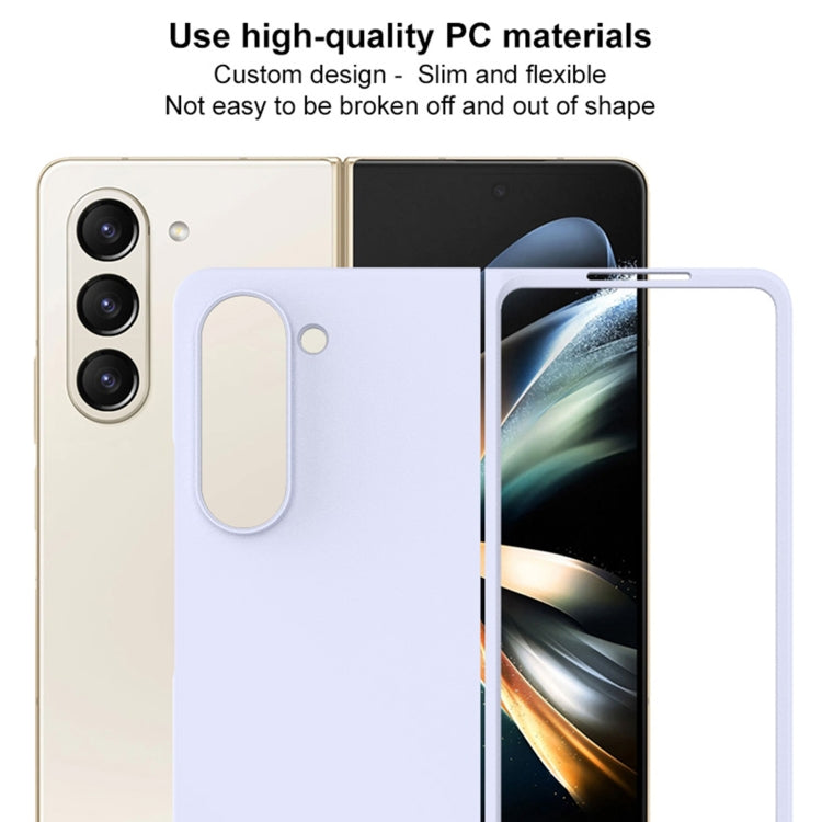 For Samsung Galaxy Galaxy Z Fold5 IMAK JS-2 Series Colorful PC Case(Purple) - Galaxy Z Fold5 Cases by imak | Online Shopping UK | buy2fix