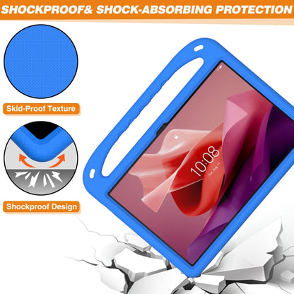 For Lenovo Tab P12 12.7 Handle Portable EVA Shockproof Tablet Case(Blue) - Lenovo by buy2fix | Online Shopping UK | buy2fix