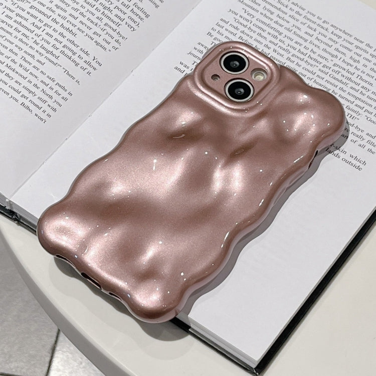 For iPhone 16 Pro Max Wave Bubbles TPU Phone Case(Pearlescent Brown) - iPhone 16 Pro Max Cases by buy2fix | Online Shopping UK | buy2fix