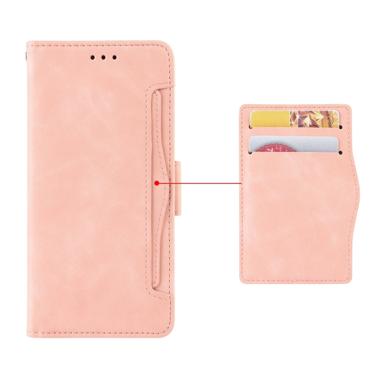 For Blackview Oscal C30 / C30 Pro Skin Feel Calf Texture Card Slots Leather Phone Case(Pink) - More Brand by buy2fix | Online Shopping UK | buy2fix