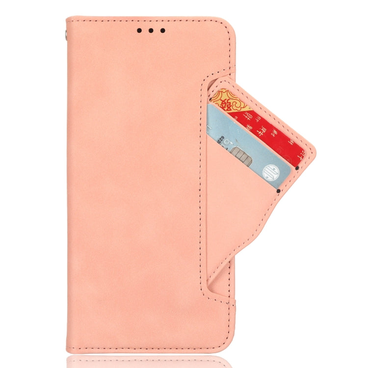 For Blackview A96 Skin Feel Calf Texture Card Slots Leather Phone Case(Pink) - More Brand by buy2fix | Online Shopping UK | buy2fix