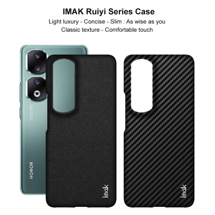 For Honor 90 Pro 5G imak Ruiyi Series PU + PC Phone Case(Cross Texture) - Honor Cases by imak | Online Shopping UK | buy2fix