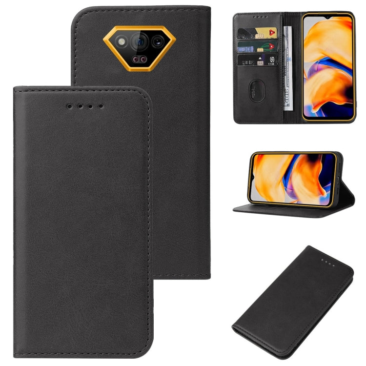 For Ulefone Armor X13 Magnetic Closure Leather Phone Case(Black) - Ulefone Cases by buy2fix | Online Shopping UK | buy2fix
