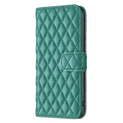 For OPPO Find X7 Diamond Lattice Wallet Leather Flip Phone Case(Green) - Find X7 Cases by buy2fix | Online Shopping UK | buy2fix