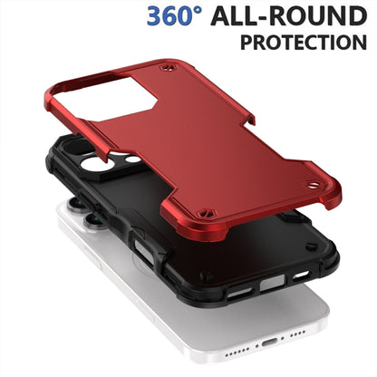 For iPhone 16 Pro Non-slip Shockproof Armor Phone Case(Red) - iPhone 16 Pro Cases by buy2fix | Online Shopping UK | buy2fix