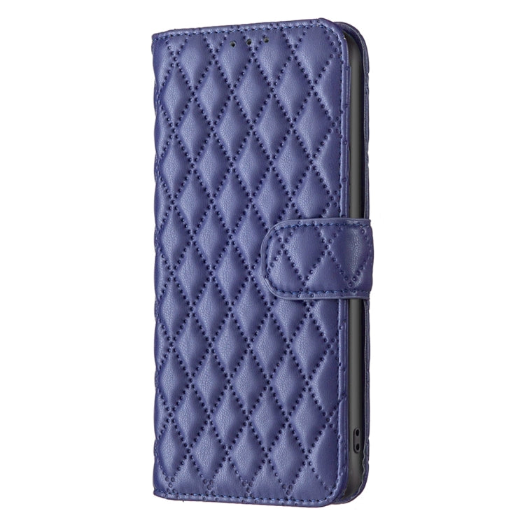 For OPPO A78 4G Diamond Lattice Wallet Flip Leather Phone Case(Blue) - OPPO Cases by buy2fix | Online Shopping UK | buy2fix