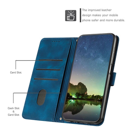 For OnePlus 12 Dream Triangle Leather Phone Case with Lanyard(Blue) - OnePlus Cases by buy2fix | Online Shopping UK | buy2fix