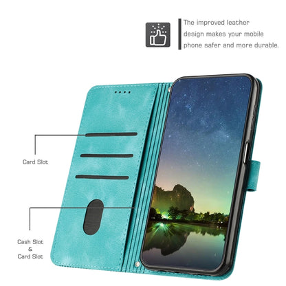 For vivo S18 / S18 Pro Dream Triangle Leather Phone Case with Lanyard(Green) - S18 Cases by buy2fix | Online Shopping UK | buy2fix