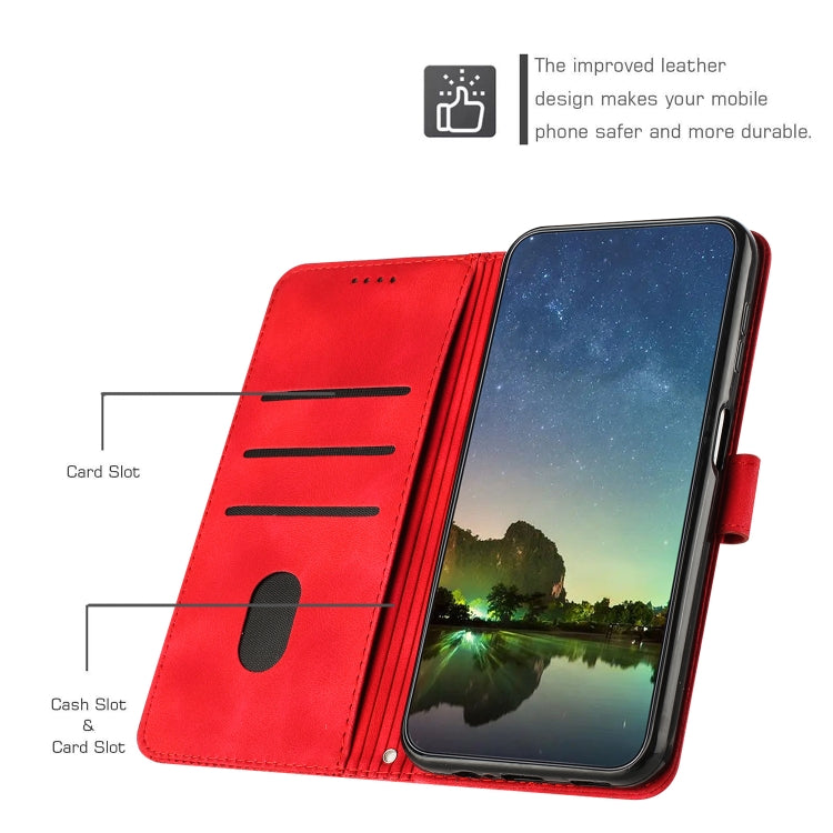 For Xiaomi Redmi K70 / K70 Pro Dream Triangle Leather Phone Case with Lanyard(Red) - K70 Pro Cases by buy2fix | Online Shopping UK | buy2fix