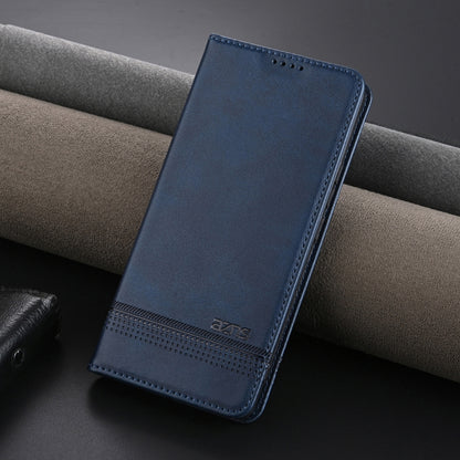 For OPPO Find X7 Ultra AZNS Magnetic Calf Texture Flip Leather Phone Case(Dark Blue) - OPPO Cases by AZNS | Online Shopping UK | buy2fix