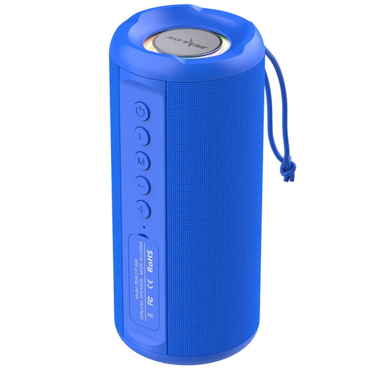 Zealot S46 TWS Portable Wireless Bluetooth Speaker with Colorful Light(Blue) - Desktop Speaker by ZEALOT | Online Shopping UK | buy2fix