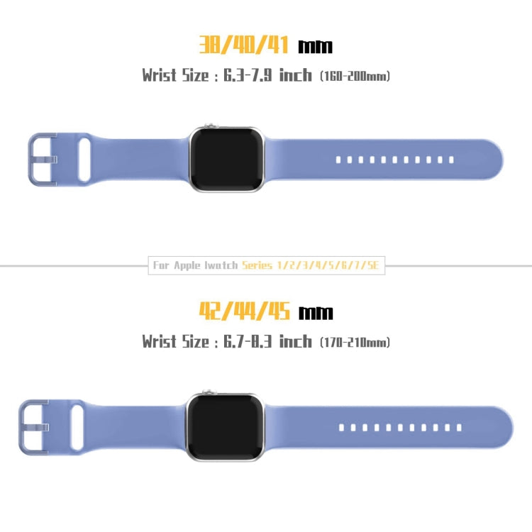 For Apple Watch SE 2023 40mm Pin Buckle Silicone Watch Band(Cyan Blue) - Watch Bands by buy2fix | Online Shopping UK | buy2fix