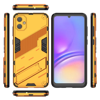 For Samsung Galaxy A05 4G Punk Armor 2 in 1 PC + TPU Shockproof Phone Case with Invisible Holder(Orange) - Galaxy Phone Cases by buy2fix | Online Shopping UK | buy2fix