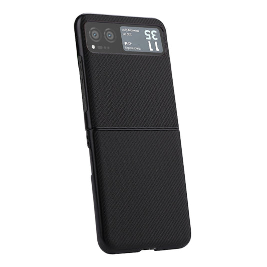 For Motorola Razr 40 ViLi TC Series Kevlar Carbon Fiber Texture Phone Case(Black) - Motorola Cases by ViLi | Online Shopping UK | buy2fix