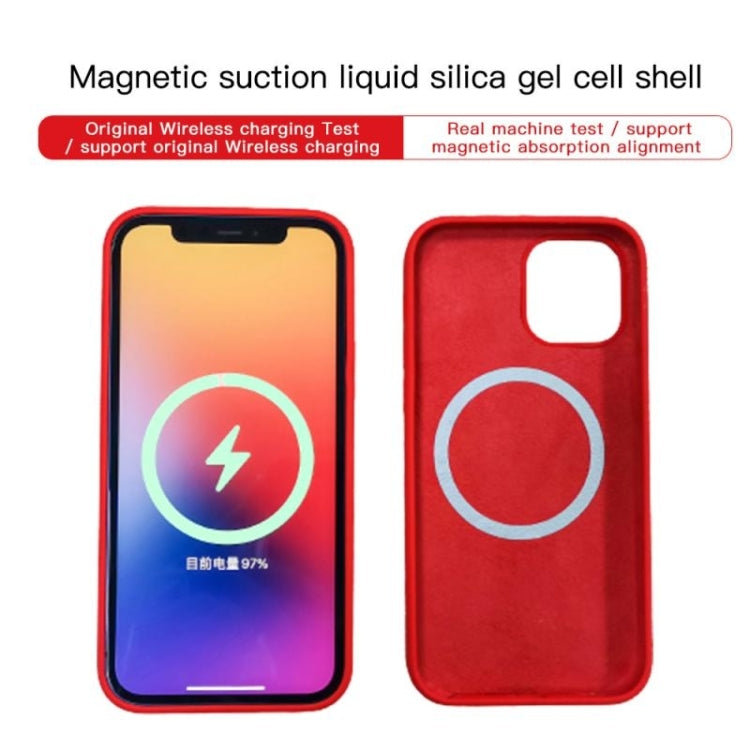 For iPhone 16 Liquid Silicone Full Coverage MagSafe Phone Case(Red) - iPhone 16 Cases by buy2fix | Online Shopping UK | buy2fix