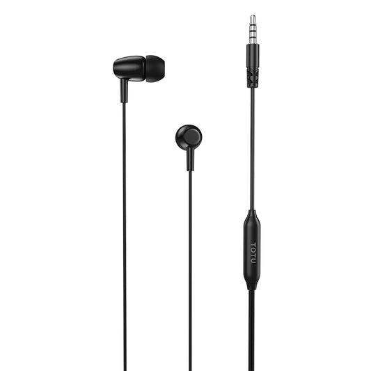 TOTU EP-2 3.5mm In-Ear Wired Earphone, Cable Length:1.2m(Black) - In Ear Wired Earphone by TOTUDESIGN | Online Shopping UK | buy2fix