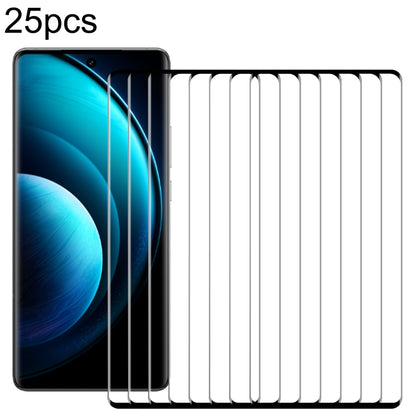 For vivo X100 Pro 25pcs 3D Curved Edge Full Screen Tempered Glass Film - X100 Pro Tempered Glass by buy2fix | Online Shopping UK | buy2fix