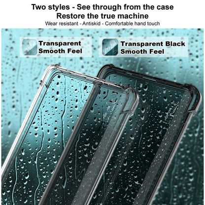 For OnePlus Nord CE4 5G imak Shockproof Airbag TPU Phone Case(Transparent Black) - OnePlus Cases by imak | Online Shopping UK | buy2fix