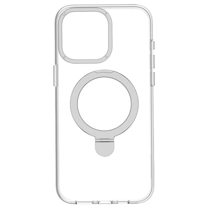 For iPhone 15 Pro Max MOMAX Magsafe Metal Holder Clear Phone Case(Transparent) - iPhone 15 Pro Max Cases by MOMAX | Online Shopping UK | buy2fix