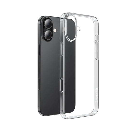 For iPhone 16 Plus BOROFONE Ice Series TPU Phone Case(Transparent) - iPhone 16 Plus Cases by Borofone | Online Shopping UK | buy2fix