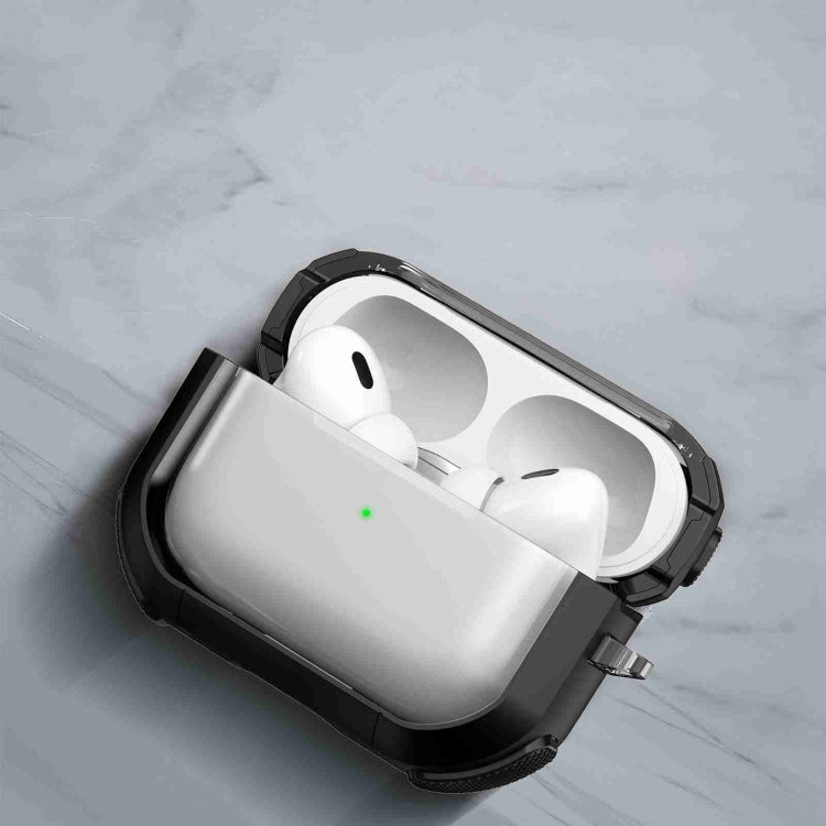 For AirPods 3 Thunder Transparent Armor Wireless Earphones Protective Case(Army Green) - For AirPods 3 by buy2fix | Online Shopping UK | buy2fix