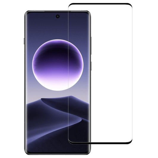 For OPPO Find X7 9H HD 3D Curved Edge Tempered Glass Film(Black) - Find X7 Tempered Glass by buy2fix | Online Shopping UK | buy2fix