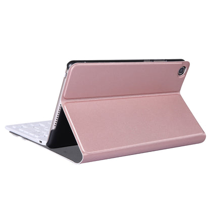 A0T8 For Huawei MatePad T8 8 inch ABS Ultra-thin Detachable Bluetooth Keyboard Voltage PU Leather Tablet Case with Bracket(Rose Gold) - Huawei Keyboard by buy2fix | Online Shopping UK | buy2fix