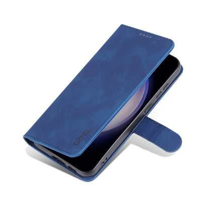 For Samsung Galaxy S24+ 5G AZNS Skin Feel Calf Texture Flip Leather Phone Case(Blue) - Galaxy S24+ 5G Cases by AZNS | Online Shopping UK | buy2fix