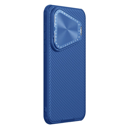 For Huawei Pura 70 NILLKIN Black Mirror Prop CD Texture Mirror Phone Case(Blue) - Huawei Cases by NILLKIN | Online Shopping UK | buy2fix