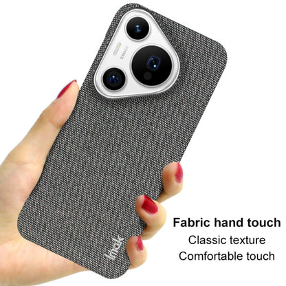 For Huawei Pura 70 Pro / 70 Pro+ imak Ruiyi Series Cloth Texture PU + PC Phone Case(Dark Grey) - Huawei Cases by imak | Online Shopping UK | buy2fix