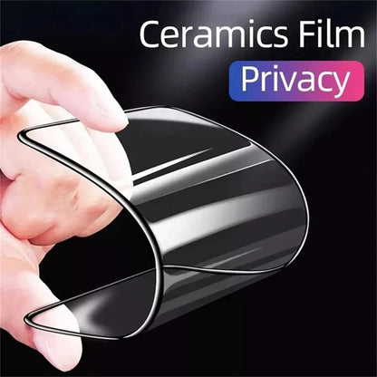 For iPhone 16 Full Coverage HD Privacy Ceramic Film - iPhone 16 Tempered Glass by buy2fix | Online Shopping UK | buy2fix