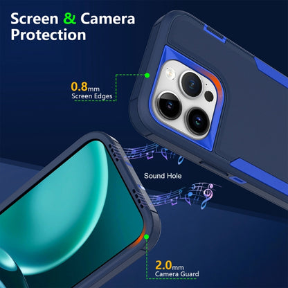 For iPhone 16 2 in 1 Magnetic PC + TPU Phone Case(Blue+Blue Green) - iPhone 16 Cases by buy2fix | Online Shopping UK | buy2fix