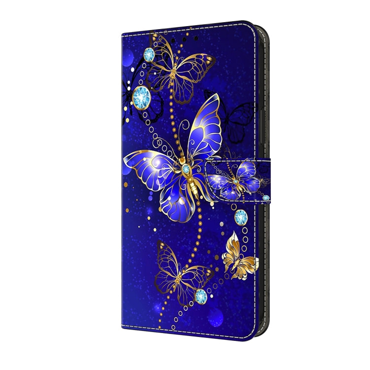 For Motorola Moto G24 Power Crystal 3D Shockproof Protective Leather Phone Case(Diamond Butterfly) - Motorola Cases by buy2fix | Online Shopping UK | buy2fix