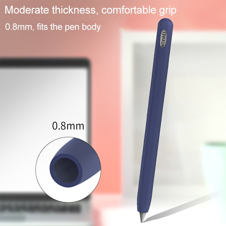 For Huawei M-pencil Stylus Touch Pen Integrated Non-slip Silicone Protective Cover(Gray) - Pencil Accessories by buy2fix | Online Shopping UK | buy2fix