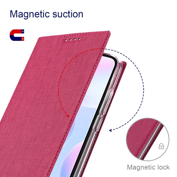 For Samsung Galaxy S23 FE 5G ViLi DMX Series TPU + PU Leather Magnetic Phone Case(Rose Red) - Galaxy S23 FE 5G Cases by ViLi | Online Shopping UK | buy2fix