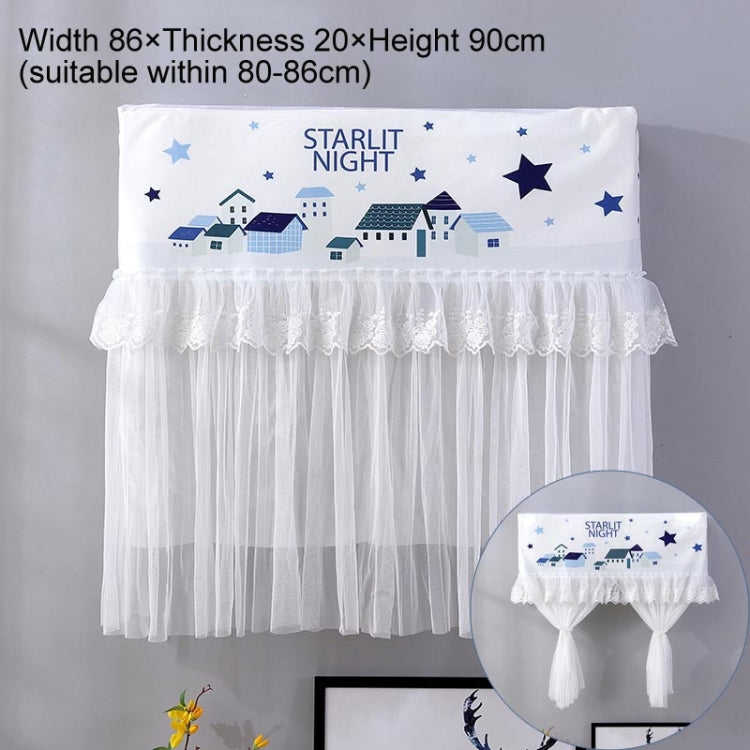 Do Not Take Dust-proof And Anti Direct Blowing Simple Wind Hanging Machine Air Conditioner Moon Cover, Size:Width 86 × Thickness 20 × Height 90cm(Clusters Of Stars) - Dust Covers by buy2fix | Online Shopping UK | buy2fix