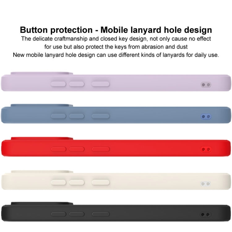 For Xiaomi 14 5G imak UC-4 Series Straight Edge TPU Phone Case(White) - 14 Cases by imak | Online Shopping UK | buy2fix