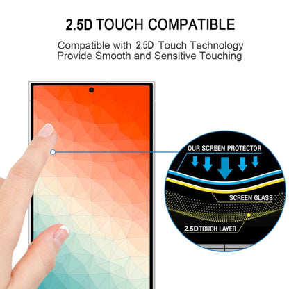 For Samsung Galaxy S24 Ultra 5G Full Glue Screen Tempered Glass Film, Support Fingerprint Unlocking - Galaxy S24 Ultra 5G Tempered Glass by buy2fix | Online Shopping UK | buy2fix