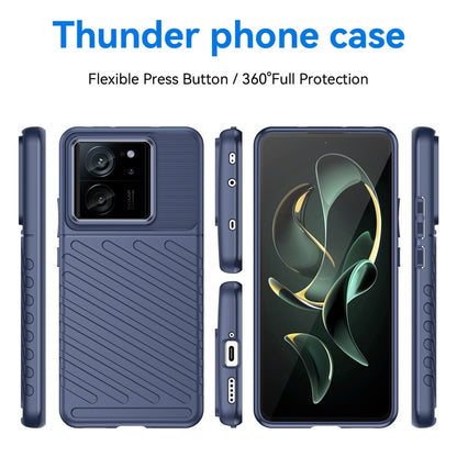 For Xiaomi Redmi K60 Ultra Thunderbolt Shockproof Soft TPU Phone Case(Blue) - Redmi K60 Ultra Cases by buy2fix | Online Shopping UK | buy2fix