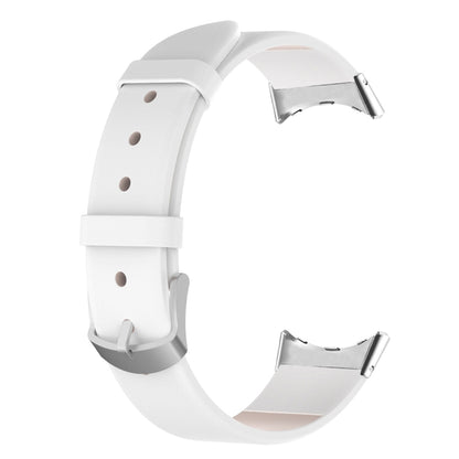 For Google Pixel Watch 2 / Pixel Watch Leather Watch Band(White) - Watch Bands by buy2fix | Online Shopping UK | buy2fix