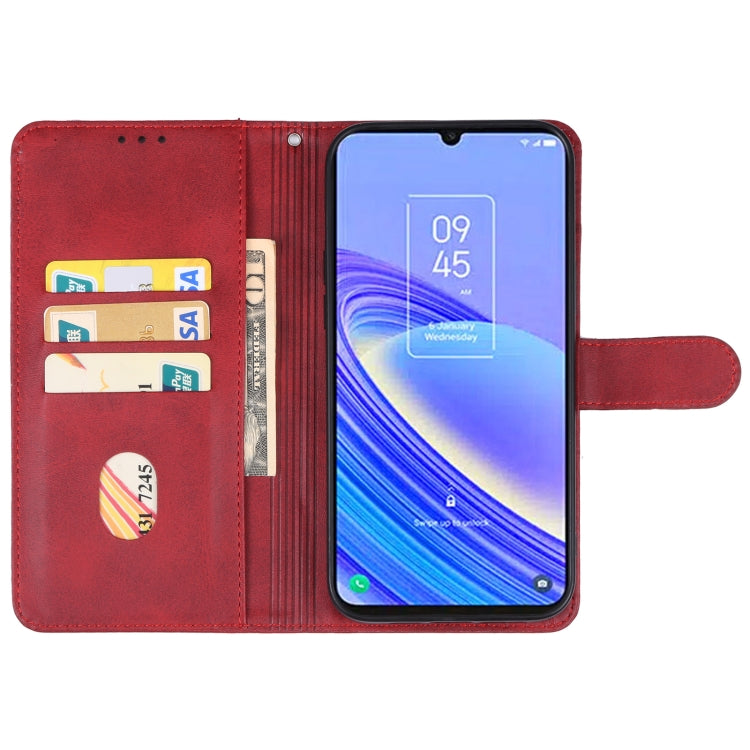 For TCL 50 SE Leather Phone Case(Red) - More Brand by buy2fix | Online Shopping UK | buy2fix
