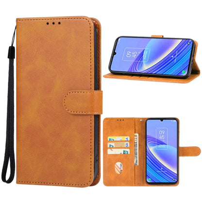 For TCL 50 SE Leather Phone Case(Brown) - More Brand by buy2fix | Online Shopping UK | buy2fix