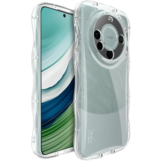 For Huawei Mate 60 IMAK Wave Bubble Soft Shockproof Phone Case(Transparent) - Huawei Cases by imak | Online Shopping UK | buy2fix