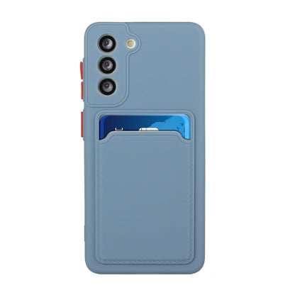 For Samsung Galaxy S24 5G / S25 5G Card Slot Design Shockproof TPU Phone Case(Grey) - Galaxy S24 5G Cases by buy2fix | Online Shopping UK | buy2fix