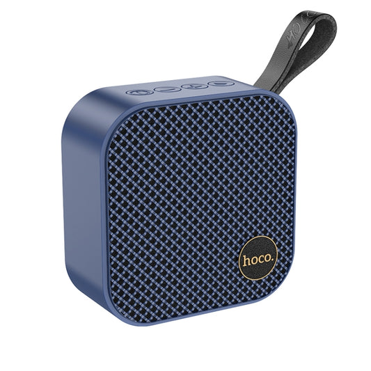 hoco HC22 Auspicious Outdoor Bluetooth 5.2 Speaker Support TF Card / FM / TWS(Blue) - Mini Speaker by hoco | Online Shopping UK | buy2fix