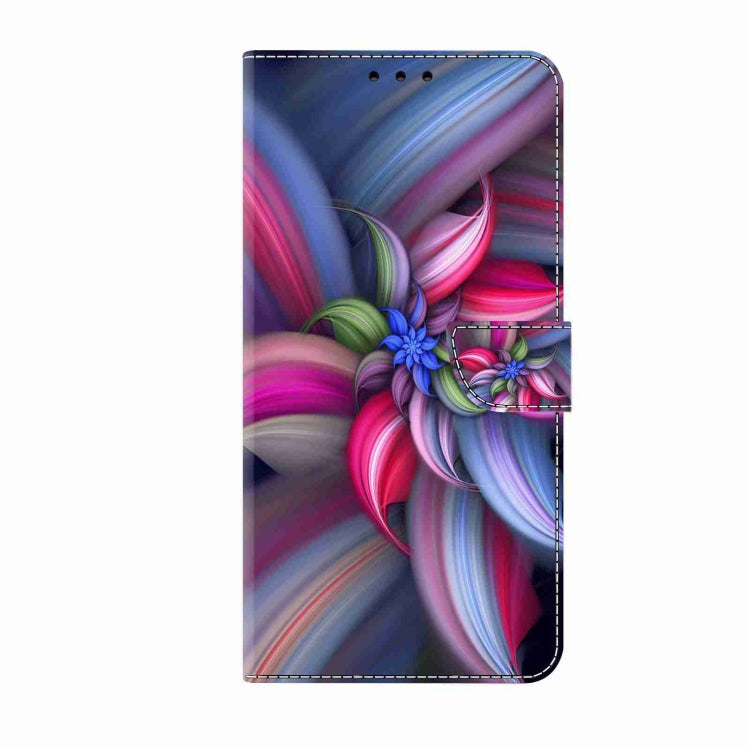 For Samsung Galaxy S24 Ultra 5G Crystal 3D Shockproof Protective Leather Phone Case(Colorful Flower) - Galaxy S24 Ultra 5G Cases by buy2fix | Online Shopping UK | buy2fix